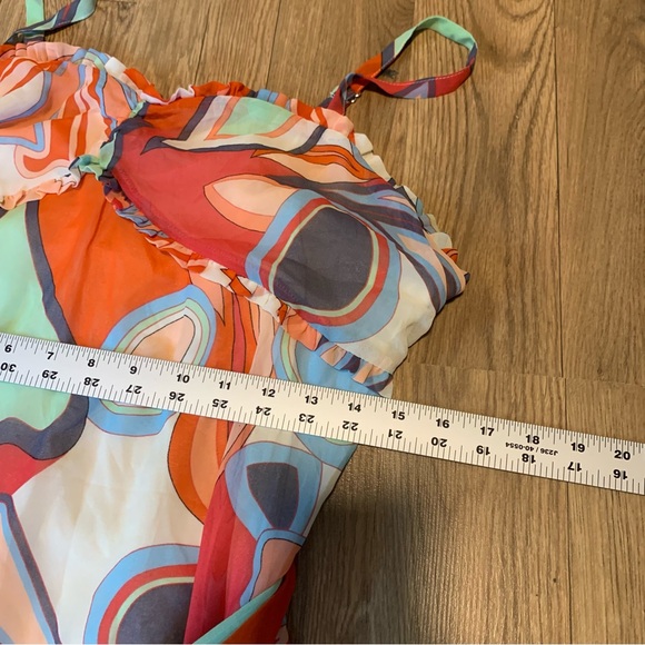 Alexis Target Women Multifloral Maxi Dress L 51 in length adjustable from strap - Picture 3 of 6